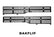 BED MOLLE System BAKflip For 2005-2023 Toyota Tacoma