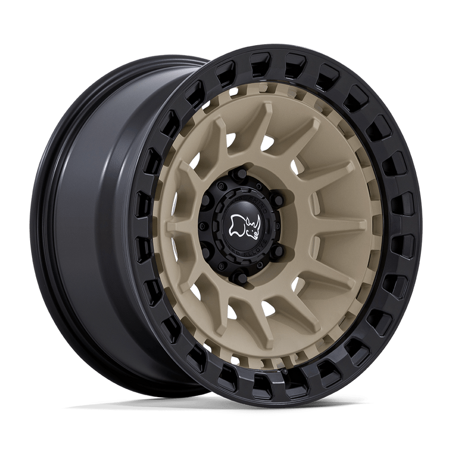 Black Rhino Barrage Desert Sand On Matte Black Wheel