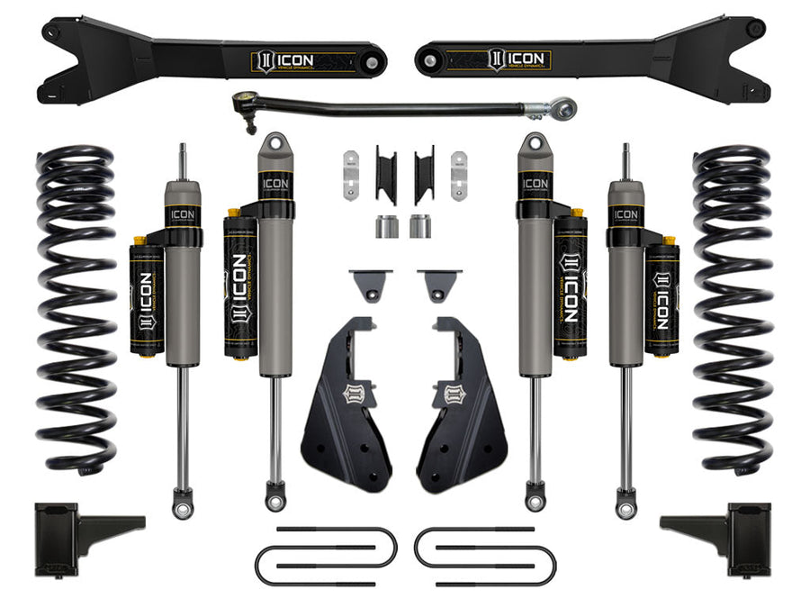 ICON 2017-19 Ford F250/F350, 4.5" Lift, Stage 4 Suspension System, w/Radius Arm for Ford Super Duty