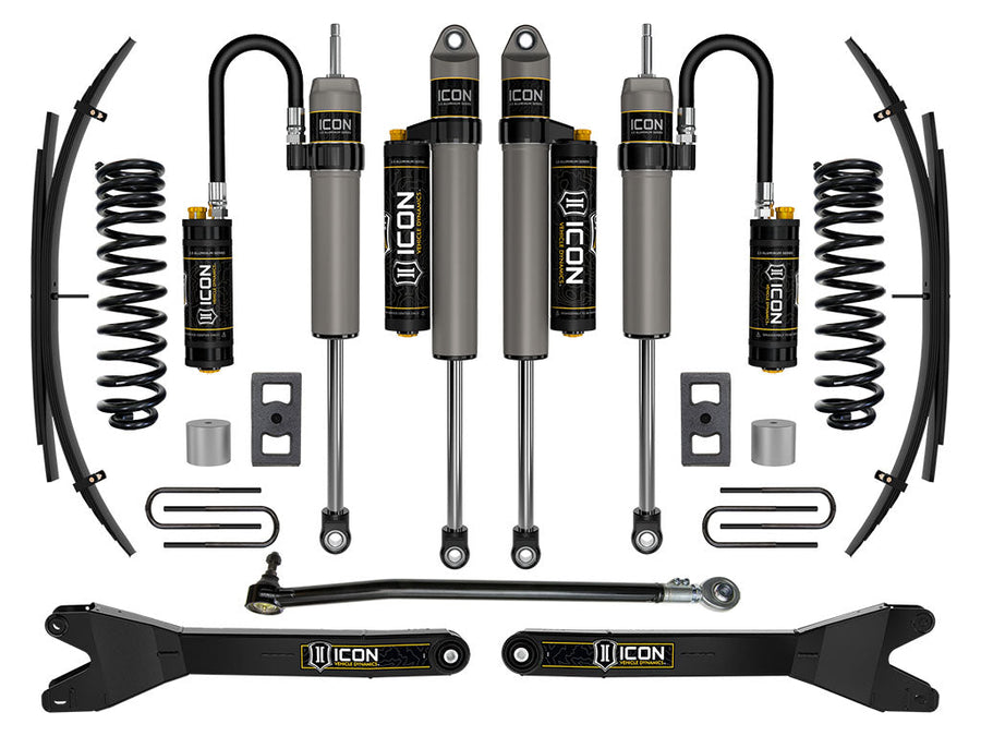 ICON 2023-2025 Ford F-250/F-350 Super Duty 4WD, Diesel, 2.5" Lift, Stage 4 Suspension System w/ Radius Arms and Expansion Packs for Ford Super Duty