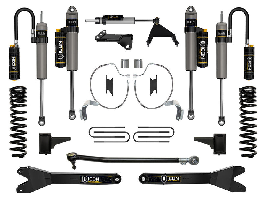 ICON 2023-2025 Ford F-250/F-350 Super Duty 4WD, Diesel, 4.5" Lift, Stage 5 Suspension System w/ Radius Arms for Ford Super Duty