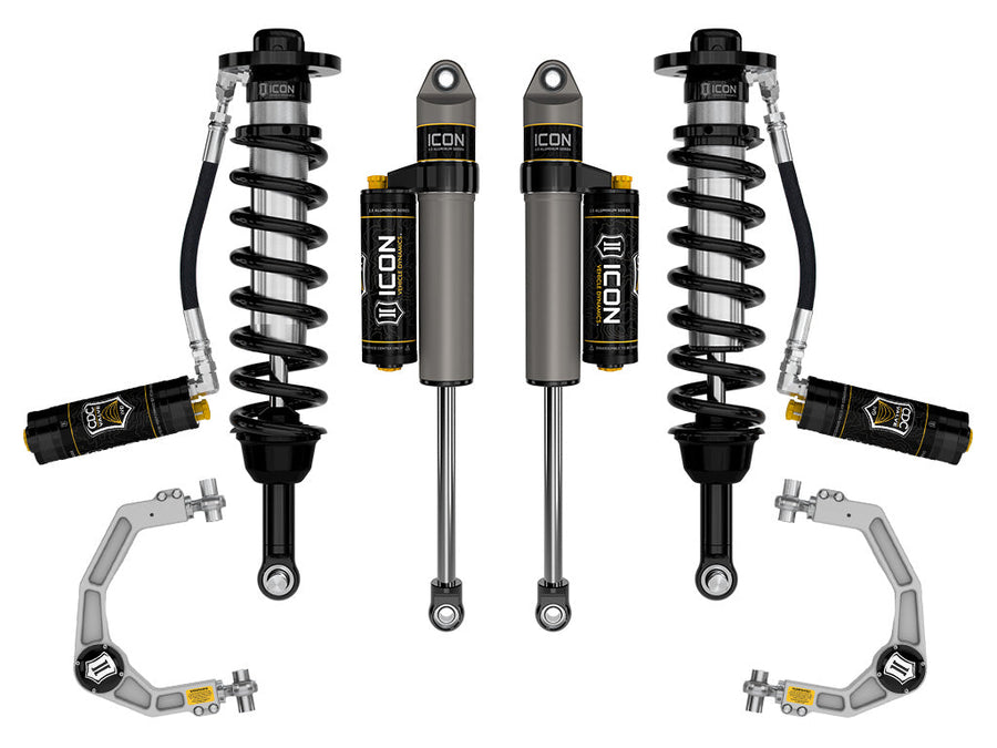 ICON 2021-2025 Ford F-150 Tremor, 2.5-3" Lift, Stage 4 Suspension System, Billet, CDCV for Ford F-150