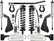 ICON 2005-2010 Ford F250/F350, 4-5.5" Lift, Stage 2 Coilover Conversion System for Ford Super Duty