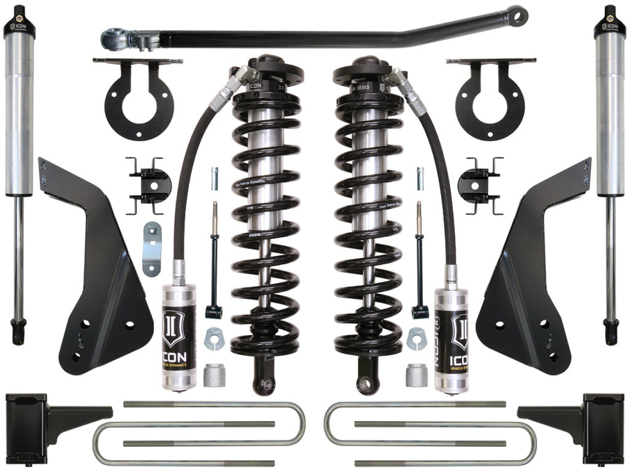 ICON 2005-2010 Ford F250/F350, 4-5.5" Lift, Stage 2 Coilover Conversion System for Ford Super Duty