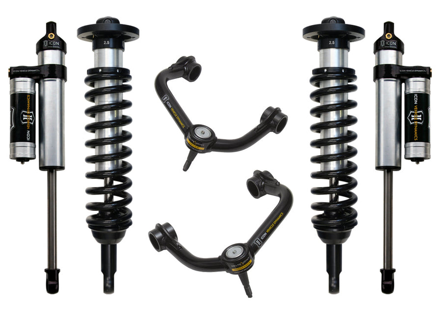 ICON 2004-2008 Ford F-150 2WD, 0-2.63" Lift, Stage 3 Suspension System, Tubular for Ford F-150