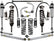 ICON 2010-Up Lexus GX460, 0-3.5" Lift, Stage 7 Suspension System, Billet UCA for Lexus GX460