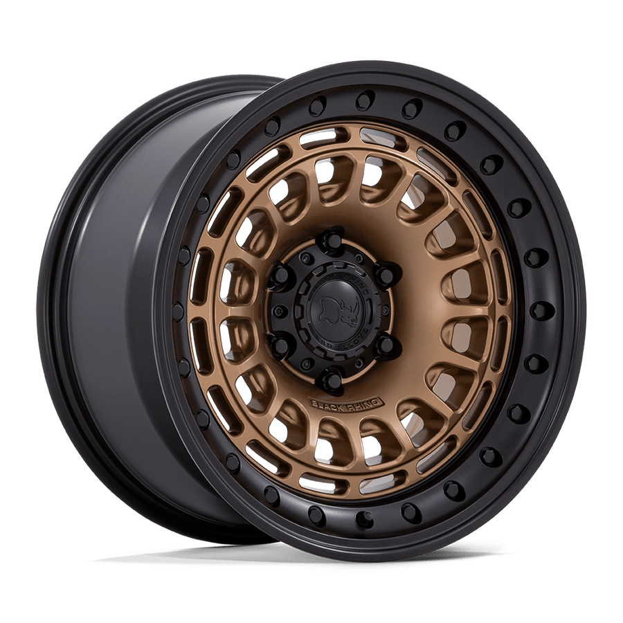 Black Rhino Sahara Matte Bronze W Gloss Black Lip Wheel