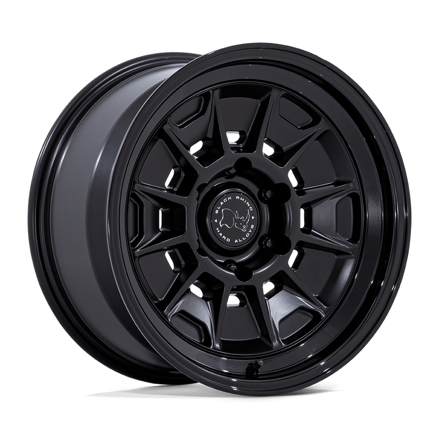 Black Rhino Mondo Matte Black W/ Gloss Black Lip Wheel