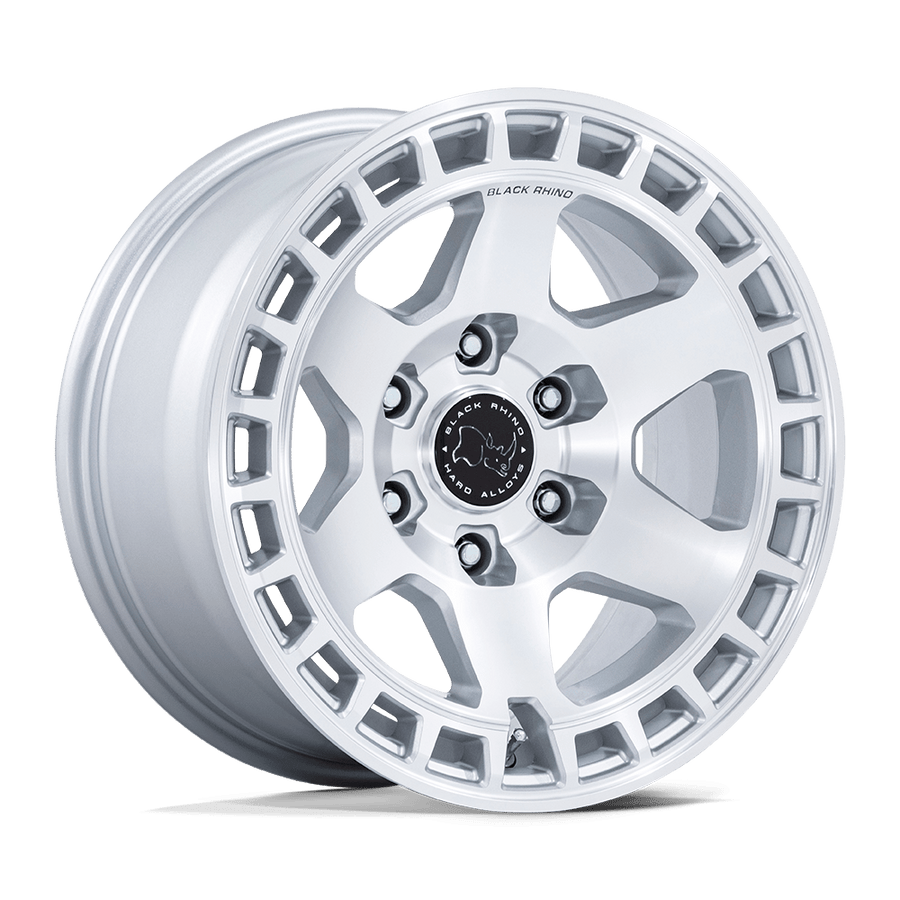 Black Rhino Bahari Gloss Silver W/ Machined Face Wheel