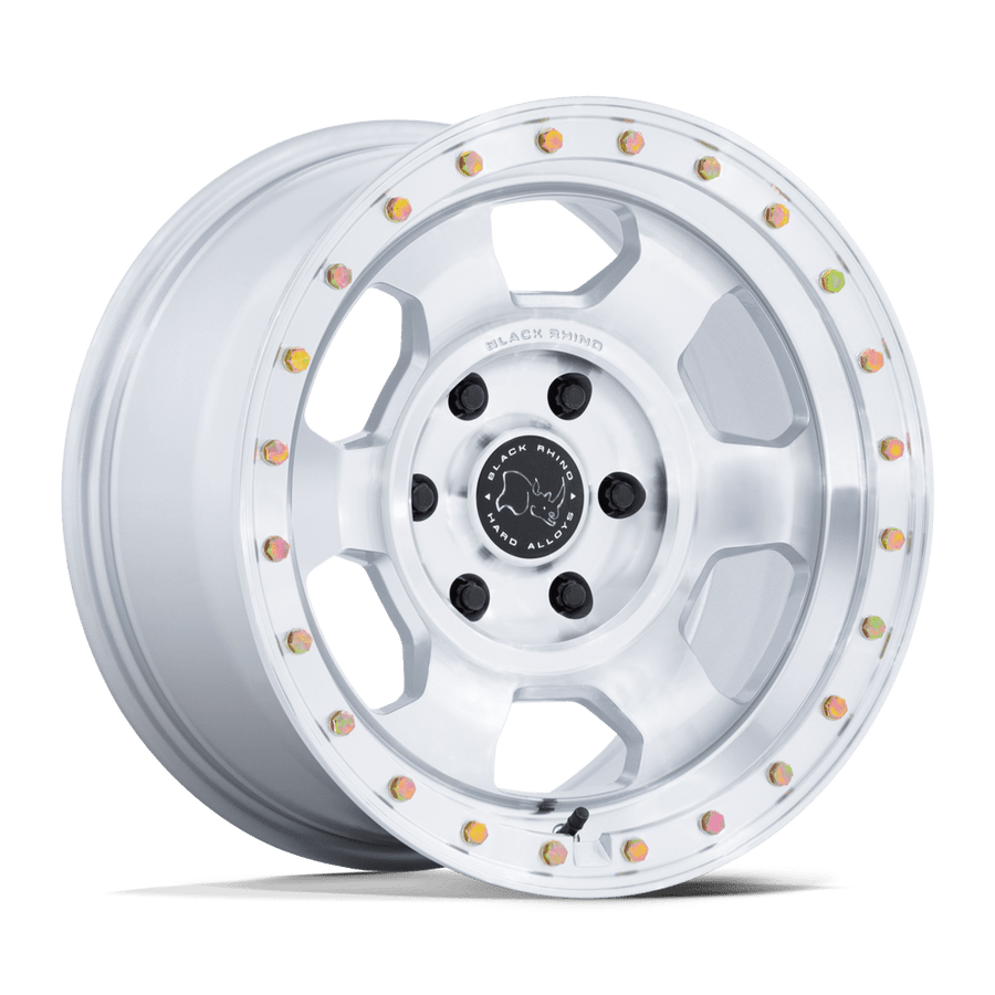 Black Rhino Trooper Gloss Silver W/ Machined Face Wheel