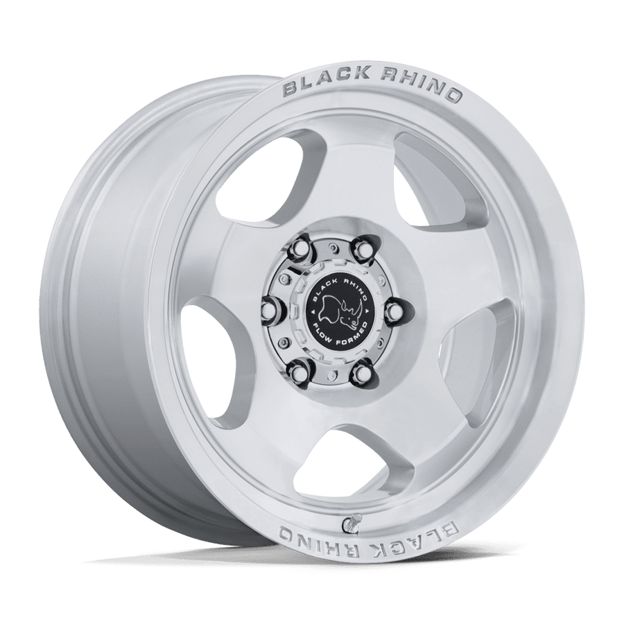 Black Rhino Sol Gloss Silver W/ Machined Face Wheel