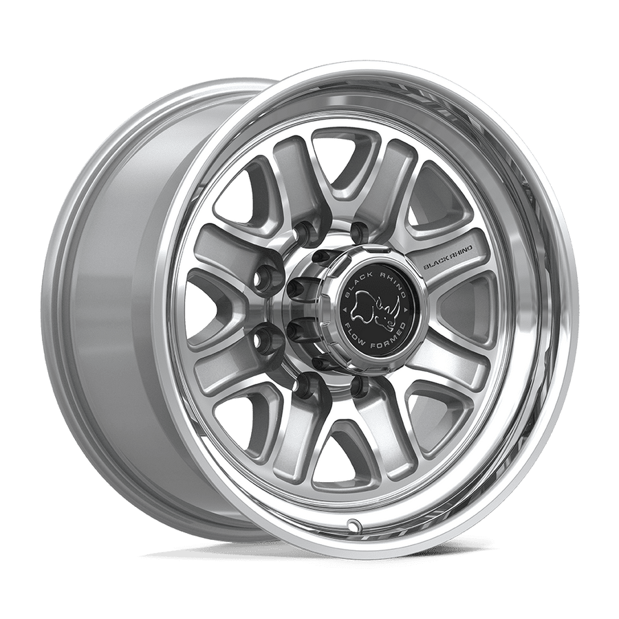 Black Rhino Echo Gloss Silver W/ Machined Face Wheel