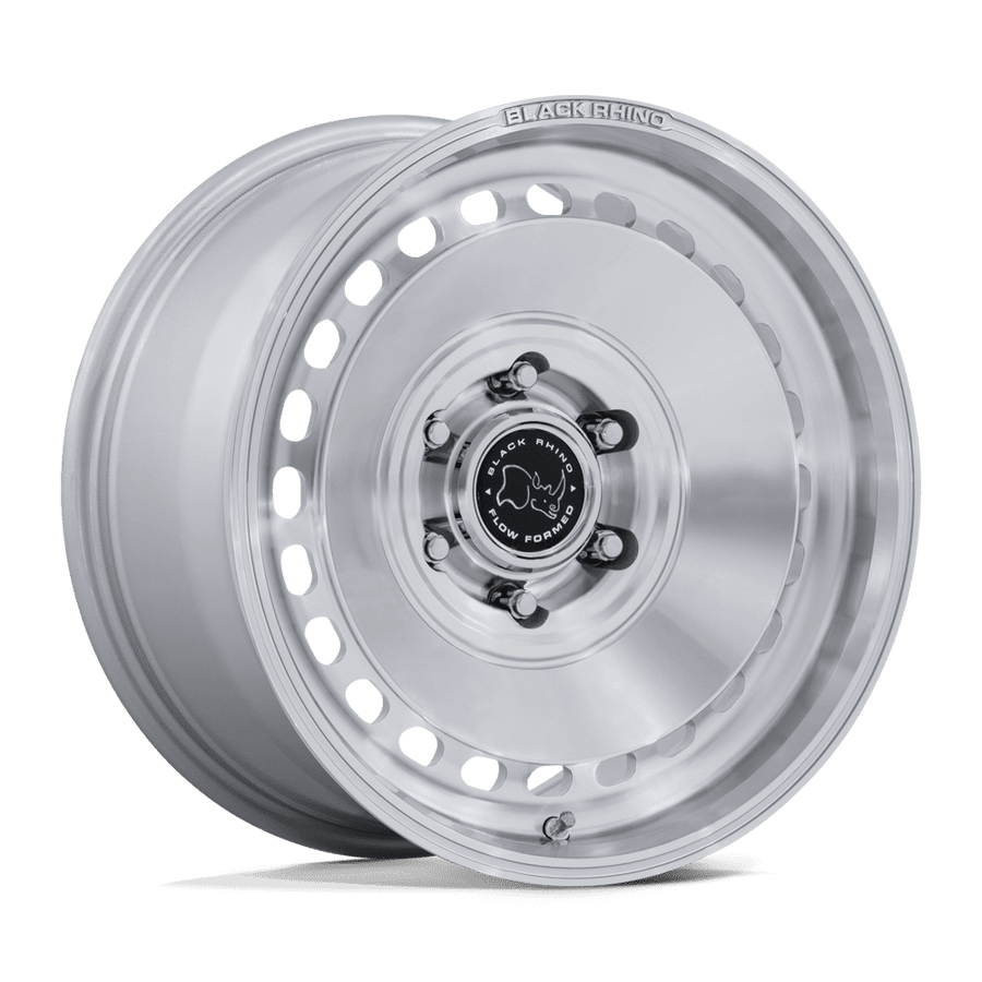 Black Rhino Basin Gloss Silver W/ Machined Face Wheel