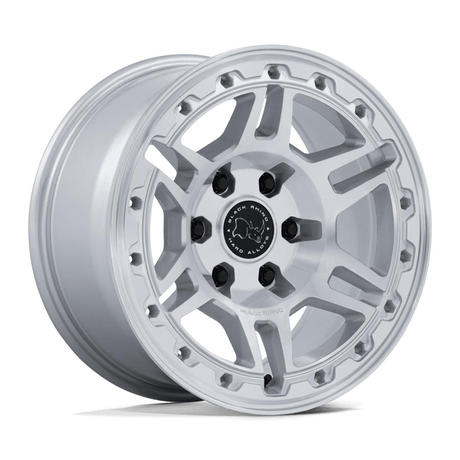 Black Rhino Vanguard Gloss Silver W/ Machined Face Wheel