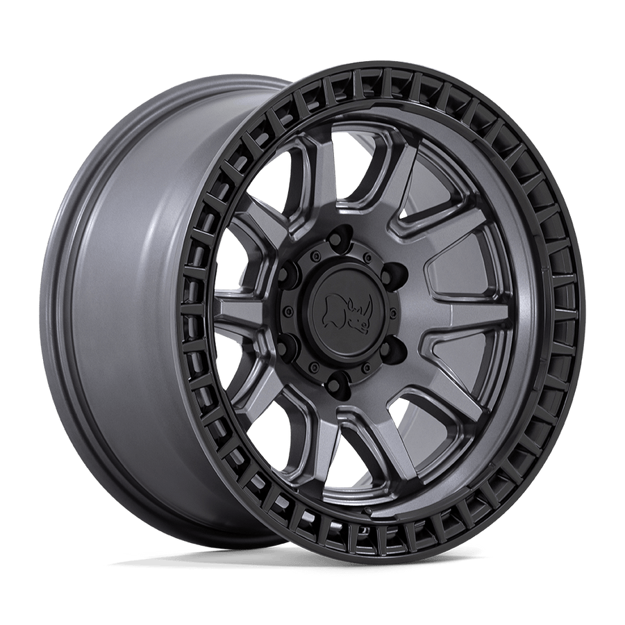 Black Rhino Calico Matte Gunmetal W/ M-black Lip Wheel