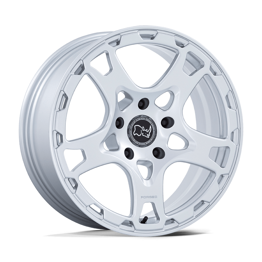 Black Rhino Klaue Matte Silver Wheel