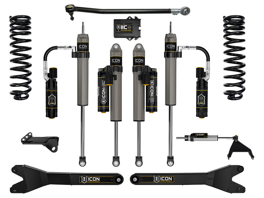 ICON 2023-2025 Ford F-250/F-350 Super Duty 4WD, Diesel, 2.5" Lift, Stage 6 Suspension System w/ Radius Arms for Ford Super Duty