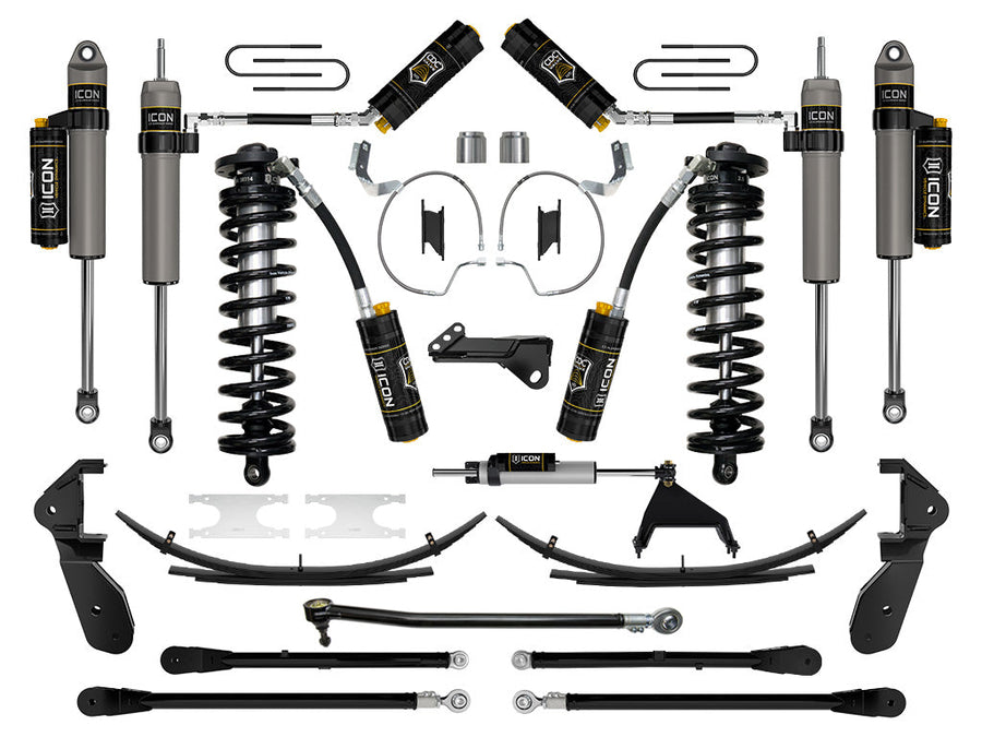 ICON 2023-2025 Ford F-250/F-350 Super Duty 4WD, 4-5.5" Lift, Stage 7 Coilover Conversion System w/ Expansion Packs for Ford Super Duty