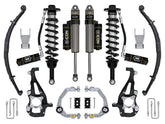 ICON 2021-2025 Ford F-150 4WD, 3.5-4.5" Lift, Stage 3 Suspension System, Billet, w/ Leaf Packs for Ford F-150