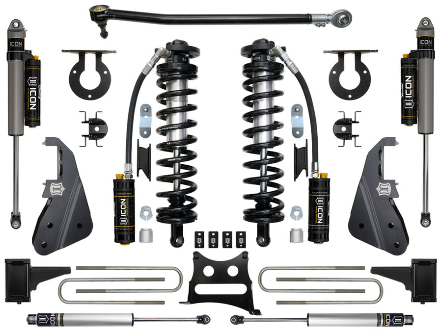ICON 2017-2022 Ford F250/F350, 4-5.5" Lift, Stage 4 Suspension System for Ford Super Duty