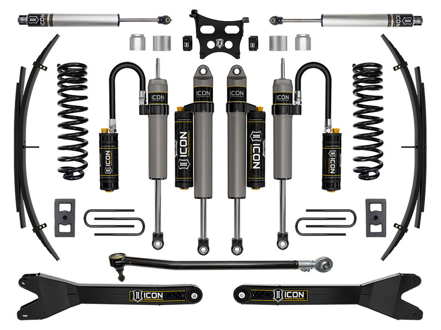 ICON 2023-2025 Ford F-250/F-350 Super Duty 4WD, Diesel, 2.5" Lift, Stage 5 Suspension System w/ Radius Arms and Expansion Packs for Ford Super Duty