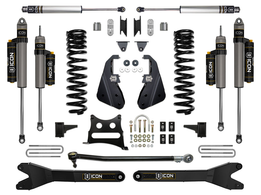 ICON 20-22 Ford F250/F350, 4.5" Lift, Stage 5 Suspension System, w/Radius Arm for Ford Super Duty