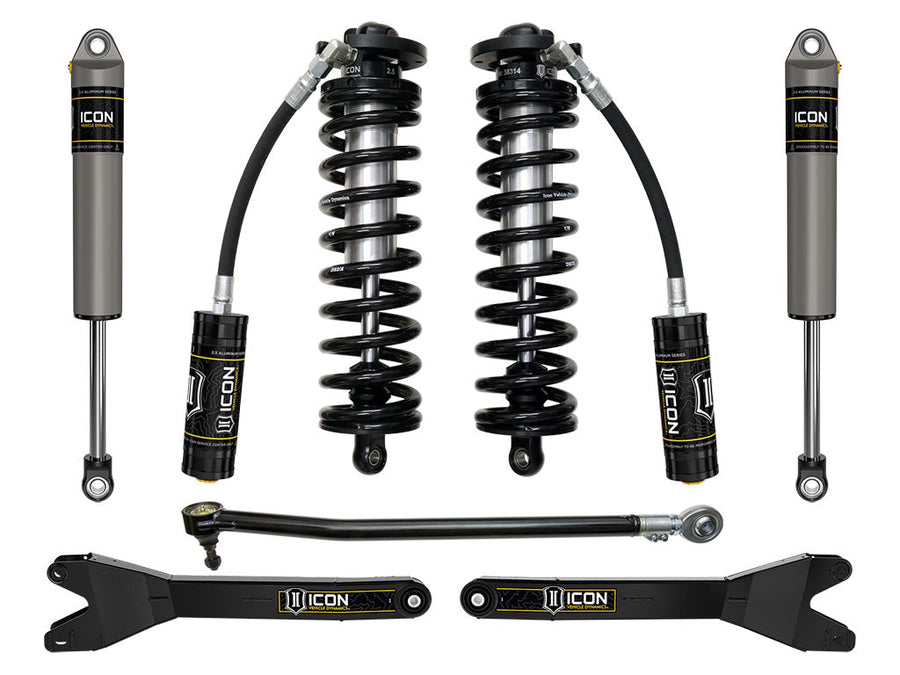 ICON 2023-2025 Ford F-250/F-350 Super Duty 4WD, 2.5-3" Lift, Stage 2 Coilover Conversion System w/ Radius Arms for Ford Super Duty