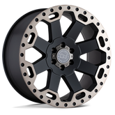 Black Rhino Warlord Matte Black W/ Mach Dark Tint Wheel