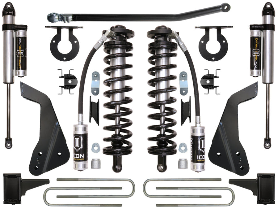 ICON 2008-2010 Ford F250/F350, 4-5.5" Lift, Stage 3 Coilover Conversion System for Ford Super Duty