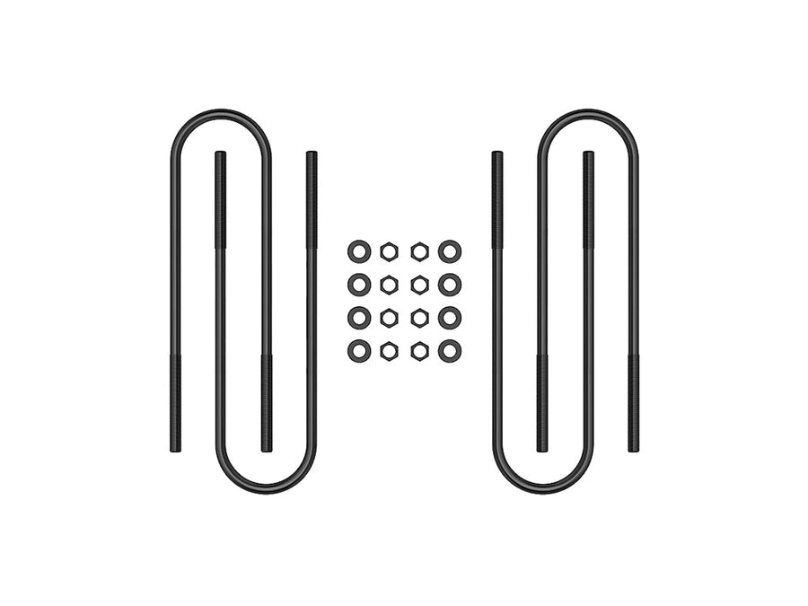 ICON 2000-04 Ford F250/F350 SD, Front Semi-Round U-Bolt Kit for Ford Super Duty