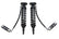 ICON 2009-2013 Ford F-150 2WD, 1.75-2.63” Lift, Front, V.S. 2.5 Series Coilover Kit, Remote Reservoir for Ford F-150
