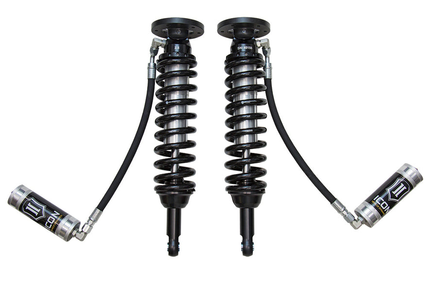 ICON 2009-2013 Ford F-150 2WD, 1.75-2.63” Lift, Front, V.S. 2.5 Series Coilover Kit, Remote Reservoir for Ford F-150