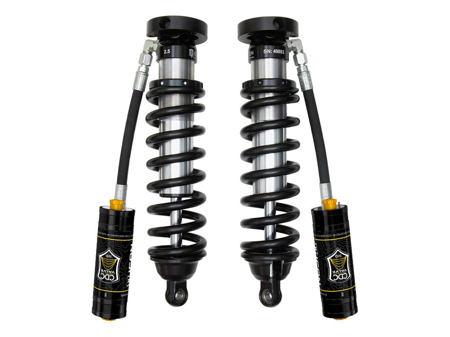 ICON 1996-2002 Toyota 4Runner, 0-3" Lift, Front, V.S. 2.5 Series Coilover Kit, Extended Travel, Remote Reservoir w/ CDCV for Toyota 4Runner