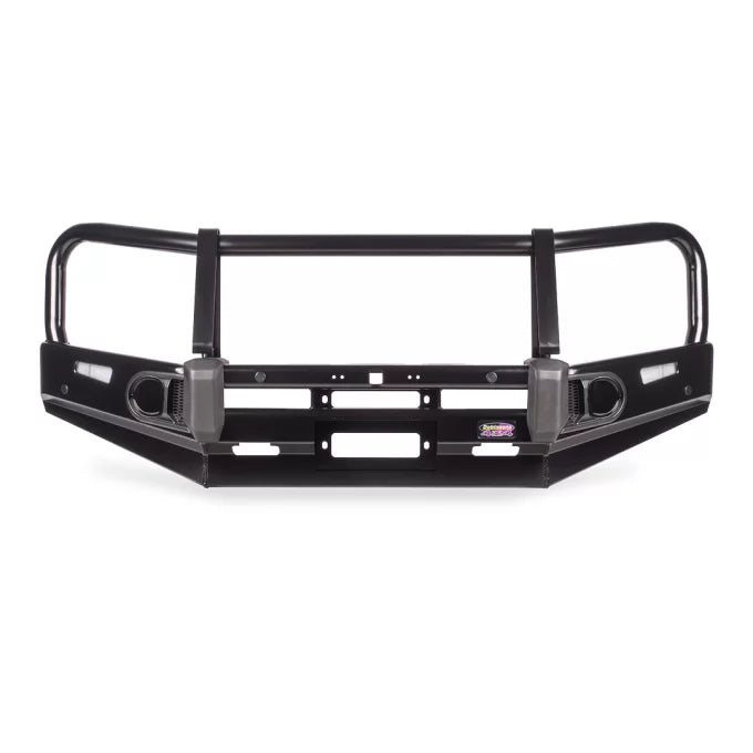 DOBINSONS BLACK DELUXE BULL BAR FOR TOYOTA LAND CRUISER 200 SERIES 2016+ – (WITH HALOGEN FOG LIGHTS INCLUDED)  – BU59-5545 for Toyota Land Cruiser 200