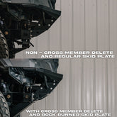 Tacoma Rock Runner Front Skid Plate w/Cross Member Delete/ 3rd Gen / 2016-2023 for Toyota Tacoma