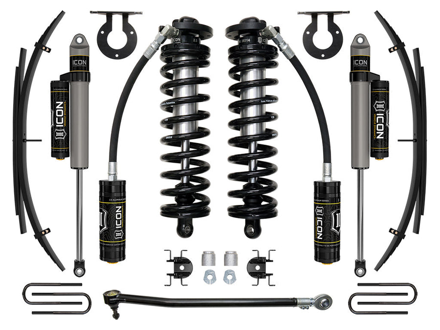 ICON 2017-2023 Ford F-250/F-350 Super Duty 4WD, 2.5-3" Lift, Stage 3 Coilover System w/ Expansion Packs for Ford Super Duty