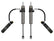 ICON 2023-2025 Ford F-250/F-350 Super Duty 4WD, 4.5” Lift, Front, V.S. 2.5 Aluminum Series Shocks, Remote Reservoir w/ CDEV, Pair for Ford Super Duty