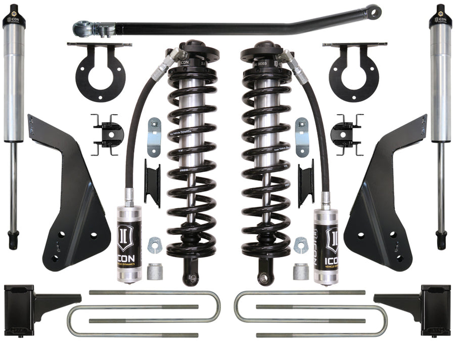 ICON 2008-2010 Ford F250/F350, 4-5.5" Lift, Stage 2 Coilover Conversion System for Ford Super Duty