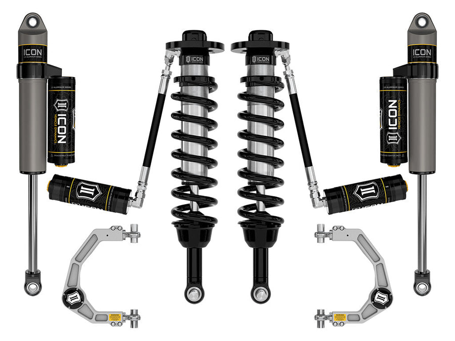 ICON 2021-2025 Ford F-150 4WD, 2.75-3.5" Lift, Stage 3 Suspension System, Billet for Ford F-150
