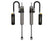 ICON 2005-2025 Ford Super Duty 4WD, 0-2.5” Lift, Front, V.S. 2.5 Aluminum Series Shock Absorbers, Remote Reservoir w/ CDCV, Pair for Ford Super Duty