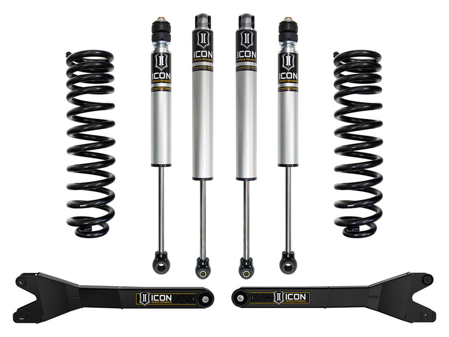 ICON 2023-2025 Ford F-250/F-350 Super Duty 4WD, Diesel, 2.5" Lift, Stage 1 Suspension System w/ Radius Arms for Ford Super Duty