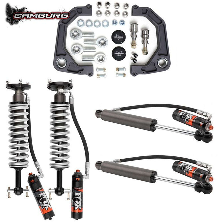 Camburg Engineering 4WD 2019-2024 Chevrolet Silverado 1500 | GMC Sierra 1500 Trail Boss/AT4 FOX 2.5 Elite DSC KINETIK Series Lift Kit CAM-210097-K for the Chevrolet Silverado, GMC Sierra