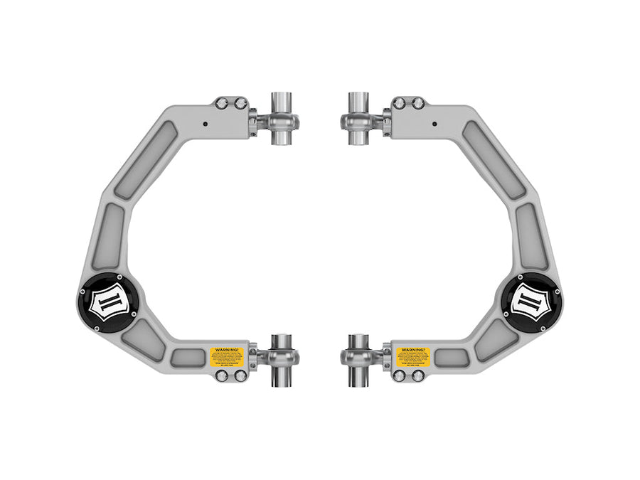 ICON 2021-2025 Ford F-150, Front, Billet Upper Control Arms w/ Delta Joint Pro for Ford F-150