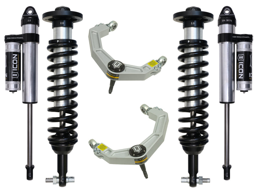 ICON 2015-2020 Ford F150 2WD, 0-3" Lift, Stage 3 Suspension System, Billet UCA for Ford F-150