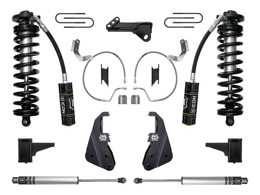 ICON 2023-2025 Ford F-250/F-350 Super Duty 4WD, 4-5.5" Lift, Stage 1 Coilover Conversion System for Ford Super Duty