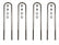 ICON 2011-2025 Ford F-250/F-350 Super Duty, Rear, 19” U-Bolt Kit for Ford Super Duty