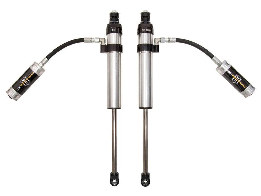 ICON 2007-18 Jeep JK Wrangler, 4.5" Lift, Front, 2.5 VS Remote Res Shocks, Pair for Jeep Wrangler JK