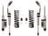 ICON 2014-Up Ram 2500 4WD, 2.5" Lift, Stage 2 Suspension System, w/ OEM Air Ride for Ram 2500