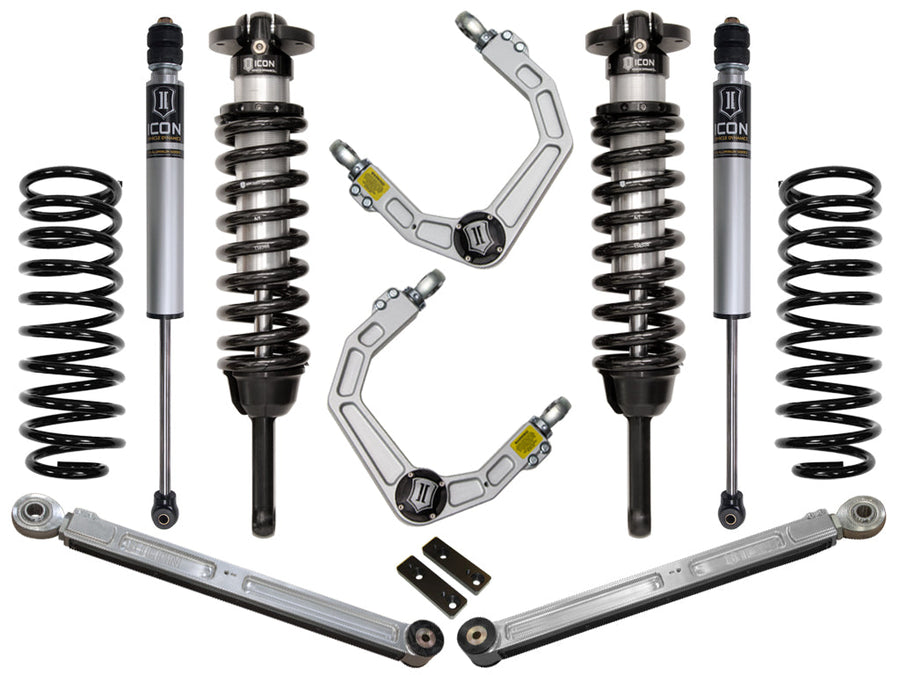ICON 2010-2024 Toyota 4Runner/2010-2014 Toyota FJ Cruiser, 0-3.5" Lift Stage 3 Suspension System, Billet UCA for Toyota 4Runner