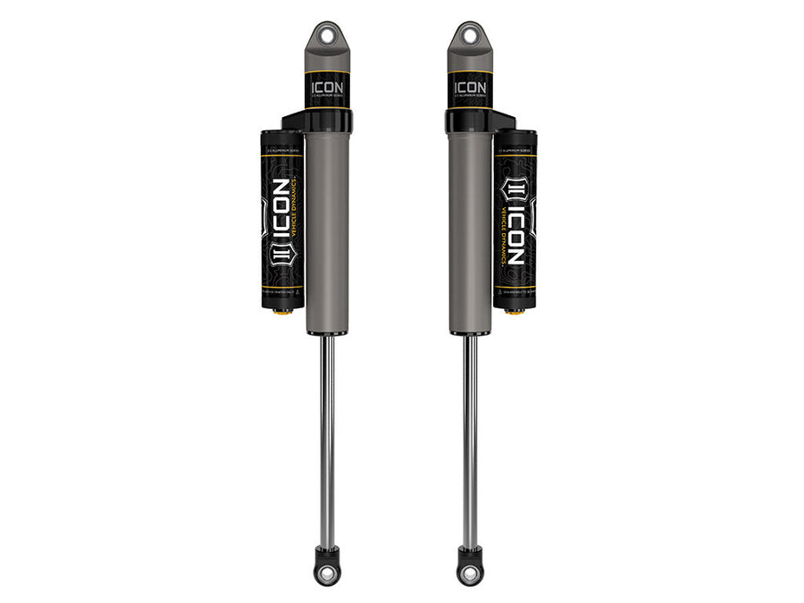 ICON 1999-2025 Ford F-250/F-350 Super Duty, 3-6” Lift, Rear, V.S. 2.5 Aluminum Series Shock Absorbers, Piggyback Reservoir, Pair for Ford Super Duty